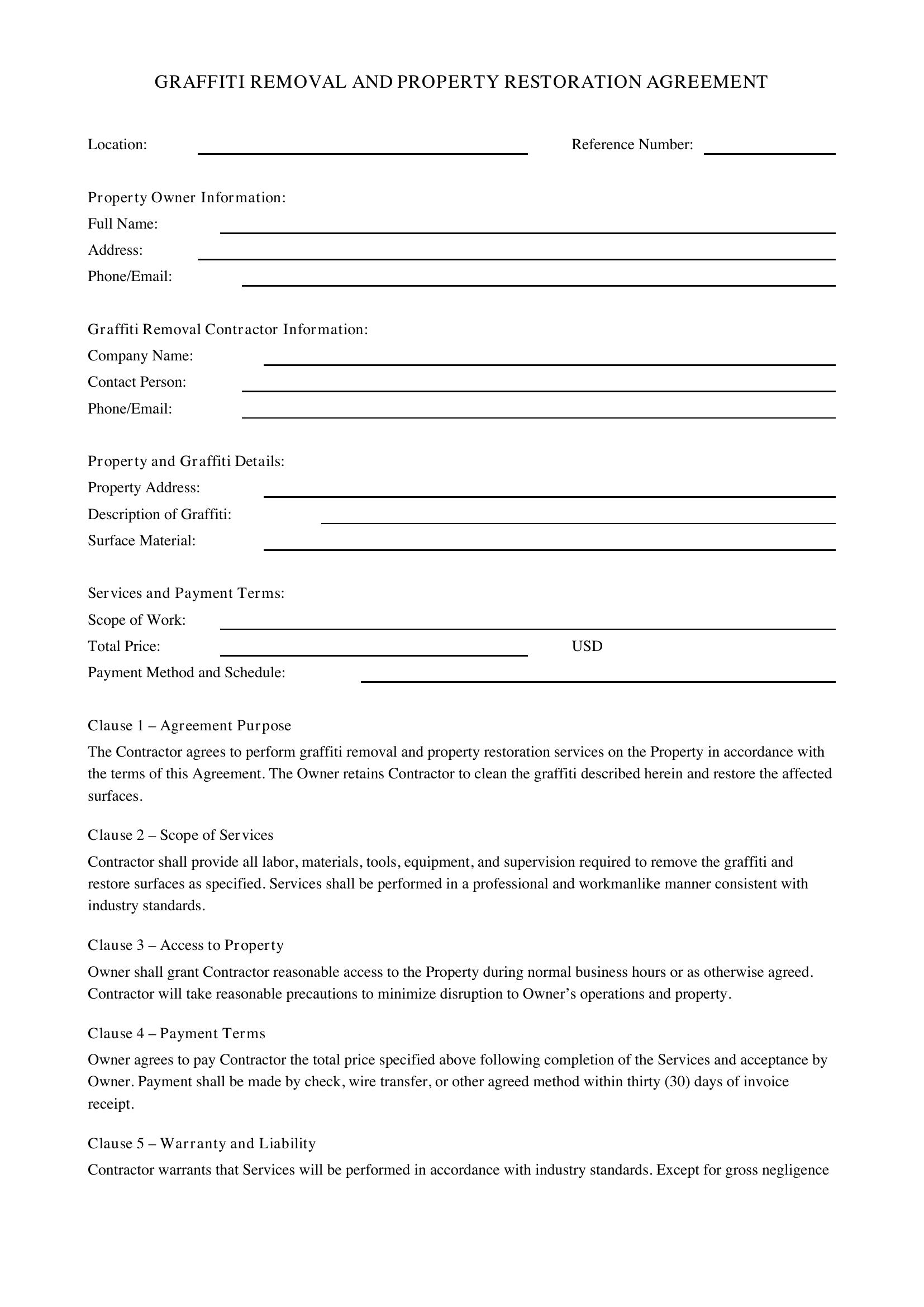 Graffiti Letter Template - US